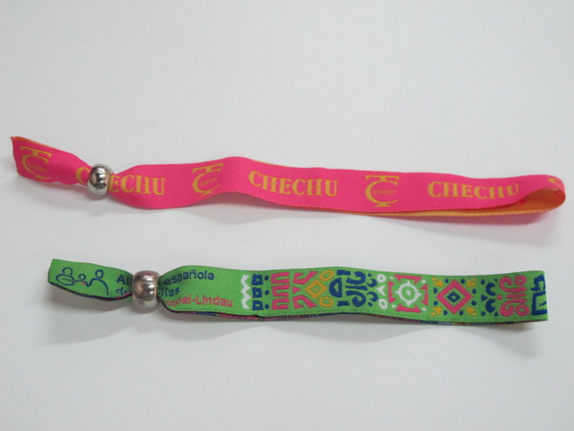 PULSERAS TEJIDAS CON BOLA METAL