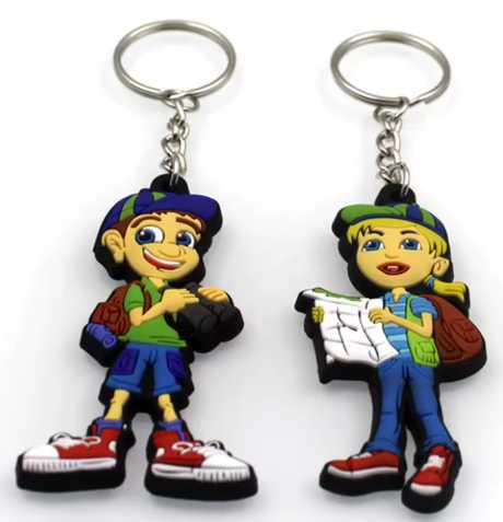 LLAVERO 3D GOMA PVC – 2 CARAS