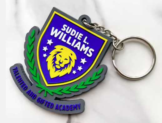 LLAVERO 2D GOMA PVC – UNA CARA