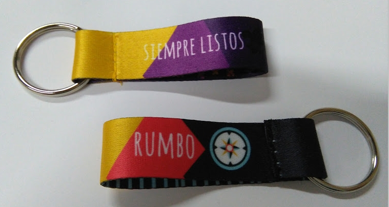 LLAVERO CINTA SUBLIMACION PEQ.