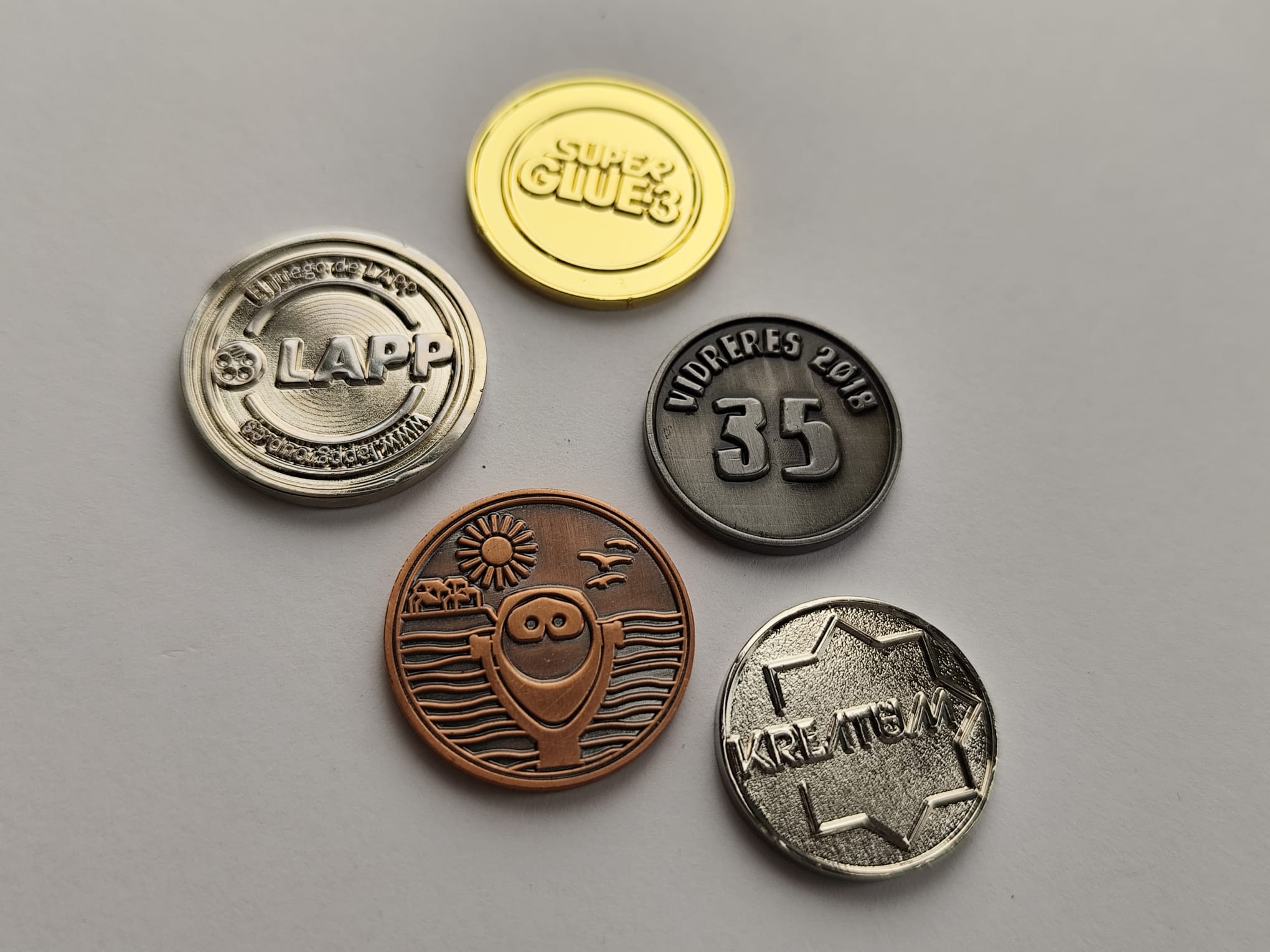 MONEDA 2D PEQUEÑA 25 mm