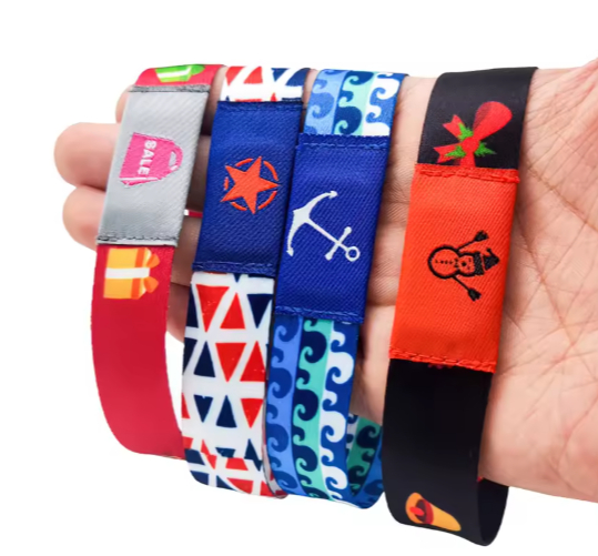 PULSERAS ELASTICAS + BORDADO