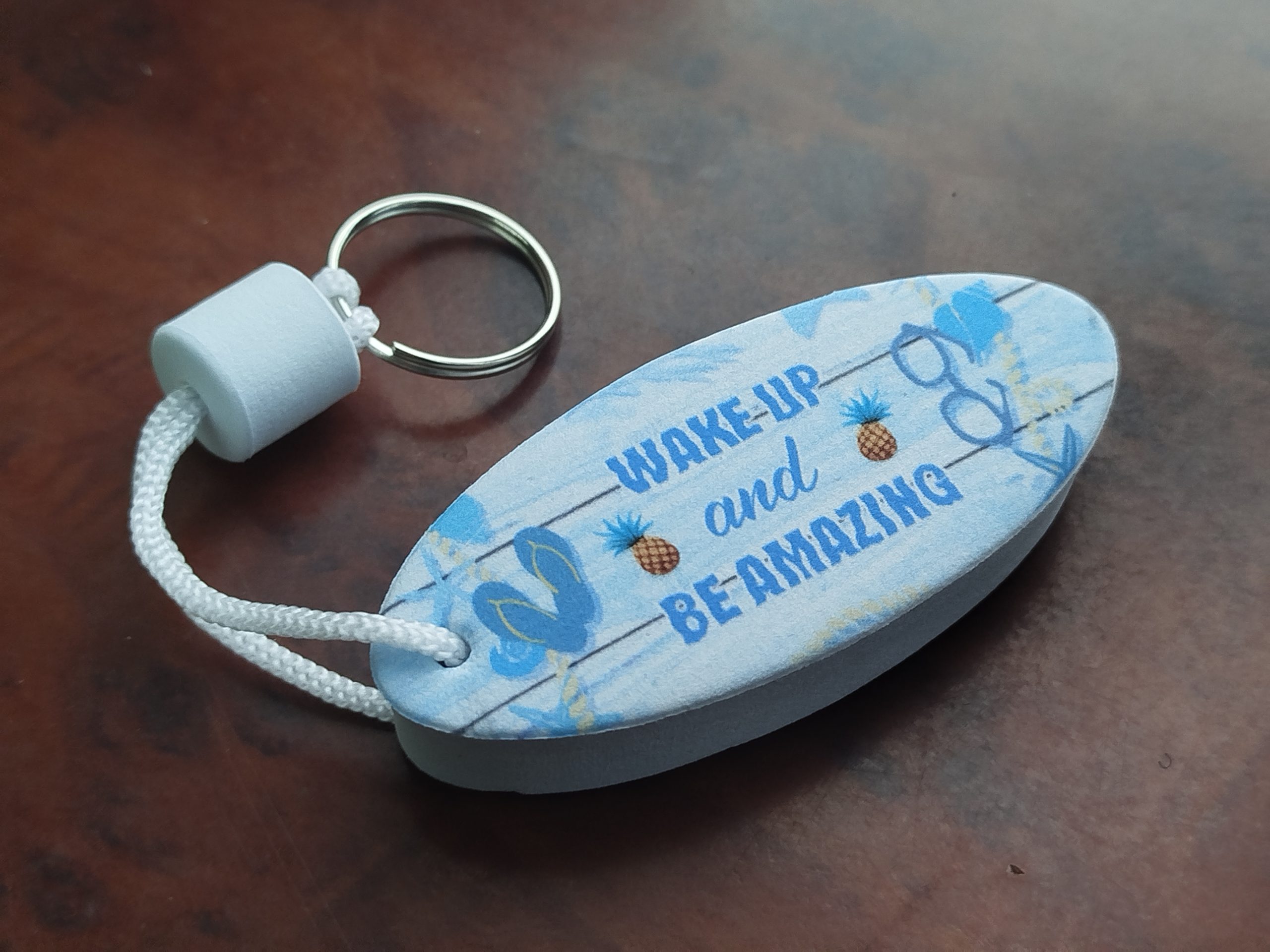 LLAVERO GOMA EVA 2 CARAS IMPRESION UV