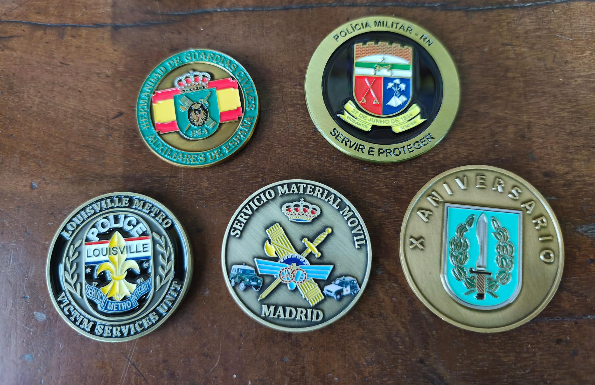 MONEDAS 2D 40x3mm + Colores UV sin limite